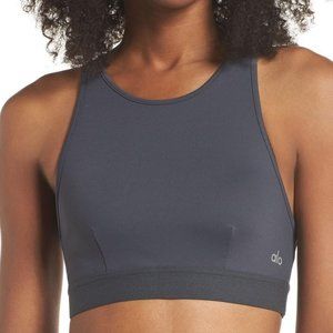 ALO YOGA Incline Sports Bra In Anthracite
